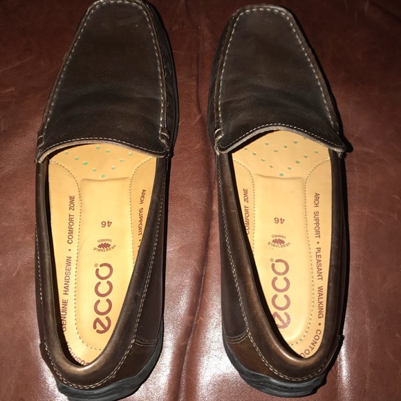 Ecco Other - Ecco Men’s Classic Moc Driver loafer size 46 brown